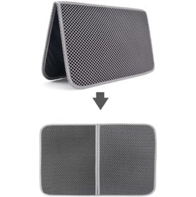 Resim Tineke Büyük Boy Elekli Katlanabilir Kedi Tuvalet Önü Paspası 82 x 60 CM 