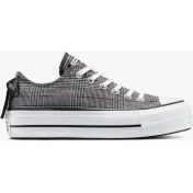 Resim Converse Chuck Taylor All Star Lift Plaid Kadın Gri SNEAKER.001 