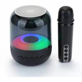 Resim KE-E6PRO Taşınabilir Rgb Ledli Bluetooth Hoparlör Usb-Tf Siyah Torima