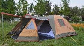Resim Captain Kamp Çadırı 7309 4 Mevsim İki Bölmeli Tenteli Kolay Kurulan 2-3 Kişilik 410X210X160cm 