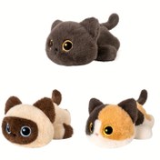 Resim 30cm/11.81in Yumuşak Peluş Kedi Oyuncak, Halloween, Paskalya, Noel ve Doğum Günü Hediyeleri İçin Mükemmel Kedi Bebek 