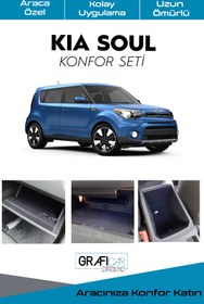 Resim GRAFİCAR Kia Soul Konfor Seti-iç Trim Kumaş Kadife Kaplama-ses Izolasyon Amaçlı Ürün 