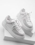 Resim Marjin Kadın Sneaker Yüksek Taban Spor Ayakkabı Bağcıklı Balbasi beyaz 