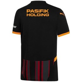 Resim Galatasaray 2024/25 Alternatif Siyah Forma Aslan Baskılı Hediyelik Ahşap Kutulu Siyah - Gri 