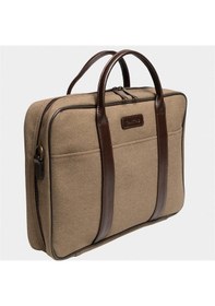 Resim Çantaş Retro Kanvas 40x29 Evrak Ve Laptop Çantası 15 İnç Haki 