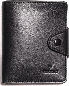 Resim Black Cüzdan & Kartlık Erkek 866 Vergelio Purse Matte Crystal Wallet Card Holder Siyah 