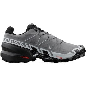 Resim Salomon Speedcross 6 Erkek Outdoor Ayakkabı L41738000-quiet Shade/black/pearl Blue Gri - Siyah 