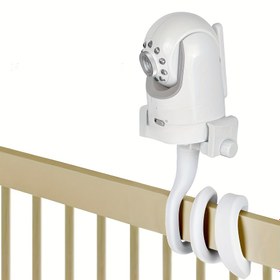 Resim 1 Esnek Bükme Kamera Montajı, Bebek Monitörleri ve İç Mekan Kameraları için Ayarlanabilir Gooseneck Braket, Minimalist Tasarım, Delme Gerektirmez, Kolay Kurulum, Kamera Aksesuarı, Şık Beyaz Bitiş, Sağlam Yapı, Kamera Tutucu, Modern Ev Sahipleri 