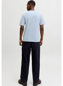 Resim Jack & Jones Jprblualves Erkek Tişört 12276801 A.mavı 