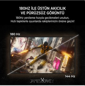 Resim Jamesdonkey Epic Q40 27" 0.5 Ms 180 Hz QHD Fast IPS Gaming Monitör 