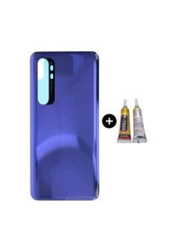 Resim Xiaomi Mi Note 10 Lite Uyumlu Arka Pil Kapağı Mavi + B7000 Çok Renkli 