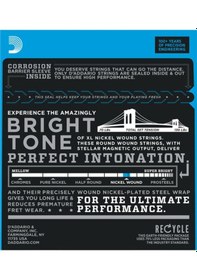 Resim D'addario Exl110 Nickel Wound. Regular Light Takım Tel Elektro Gi 