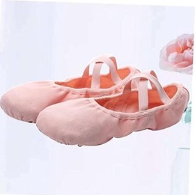 Resim GALPADA Ballet Ayakkabıları Yetişkinler Için Konforlu Ve Nefes Alabilir Esnek Kaymaz Tabanlı Profesyonel Bale Slipper 