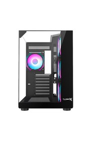 Resim Turbox Teras Akvaryum Cam Tasarım 4x Rgb Fan 500w Psu Usb 3.0 Atx Oyuncu Bilgisayar Kasası 
