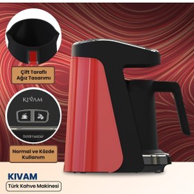 Resim GoldMaster Kıvam ECO Beyaz Silver Geniş Hazneli Akıllı Yerleştirme Patentli Türk Kahve Makinesi GM-8380EB 