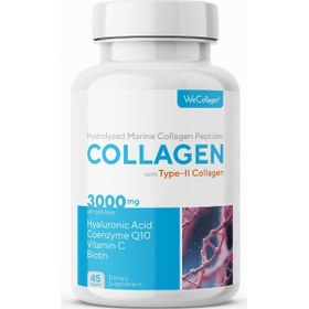 Resim Biomet Wecollagen 45 Tablet Tip-2 Type-2 Kolajen Balık Kolajeni 