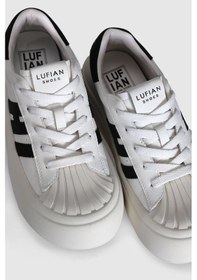Resim Lufian Amanda Kadın Sneaker Ayakkabı Beyaz Beyaz 121230009100500 Beyaz 