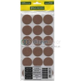 Resim Dizaynaks Yapışkanlı Keçe Zemin Koruyucusu Çap 35 mm 