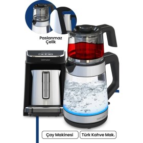 Resim Goldmaster Beyaz Profesyonel Elektrikli Mutfak Çeyiz Seti 2 Li Evlilik Paketi 