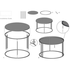 Resim Uslucan Alışveriş Orta Sehpa Tekli Special Lüx Gümüş Efes Çok Renkli 