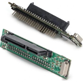 Resim 2.5 Inç 44 Pin Ide Erkek To Sata Dişi Çevirici Ide Sata Dönüştürücü 