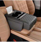 Resim Xuweiwei Entegre Basınçlı Çok Fonksiyonlu Gri Araç Kolçak Yükseltici Yastık 