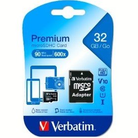 Resim Verbatim 32GB Micro SDXC Class 10 Hafıza Kartı 