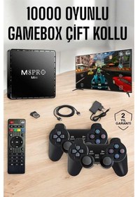 Resim Tv Box Çift Oyun Kollu 10000 Oyunlu i 