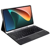 Resim Microcase Xiaomi Pad 5 Uyumlu Bluetooth Touchpad Klavyeli Kalem Koymalı Kılıf - Bkk10 