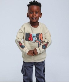 Resim Jack Lions Erkek Bebek Fresh Dokulu İnce Şardonlu 3 İplik Sweatshirt-14748 Bej 