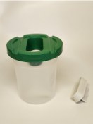 Resim Ark Su kabı 2 bölmeli, Kapaklı 