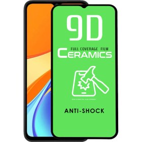 Resim KZY Xiaomi Redmi 9c Tam Kaplayan Seramik Nano Esnek Ekran Koruyucu Şeffaf 