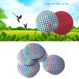Resim [2D Düz] Yansıtıcı Kuş Kovucu Cihazlar - Dayanıklı Plastik, Kullanımı Kolay, Güç Gerektirmez - Açık Alanlar İçin Iridescent Scarecrow, Kuş Kovucu Cihazlar | Iridescent Yansıtıcı Scarecrow | Yansıtıcı Diskler 