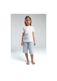 Resim Xo Kids Kız Çocuk Pijama Takım 9-14 Yaş 3612 Beyaz 