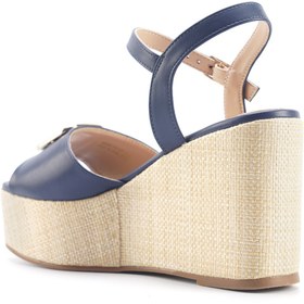 Resim Nine West MONNI 5FX Lacivert Kadın Dolgu Topuk Sandalet 