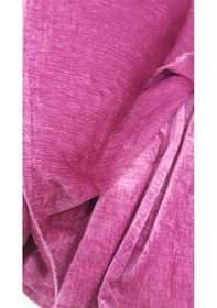 Resim Döşemelik Kadife Şönil Fuşya Kumaş 