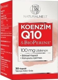 Resim Naturalnest Koenzim Q10 100 Mg ( Ubikinon ) 30 Hard Kapsül 