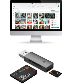 Resim Maxron 64 GB Hafıza Kartı SD Kart Adaptörü 100 Mb/s 