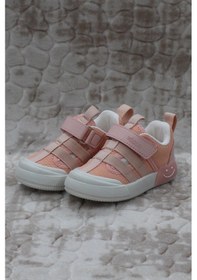 Resim Vicco 346.p24y.145 Momo Pudra Keten Işıklı Kız Çocuk Ayakkabı Pudra 