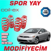 Resim Coil-Ex Civic 2006 Sonrası 45-45Mm Alçaltma Spor Yay Helezo 
