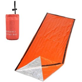 Resim Kamp Ve Keşif İçin Taşınabilir Termal Acil Durum Uyku Tulumu Sıkıştırmalı Saklama Çuvalı Çok Renkli 