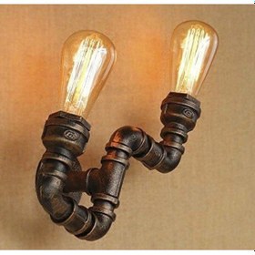 Resim Dekoratif Duvara Boru Aydınlatma Lambader 