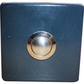 Resim Antresit Paslanmaz Tek Kontak Zil Butonu 