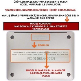 Resim Macbook Uyumlu Air Uyumlu 13" M1 Çip A2337 A1932 A2179 Parlak Simli Kılıf 