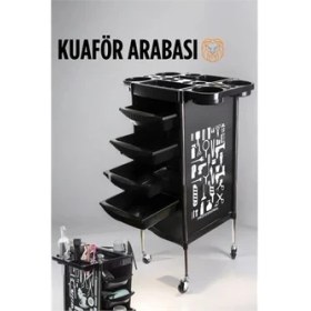 Resim Raflı Kuaför Arabası Absolute Professional 