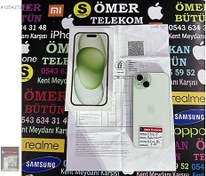 Resim Apple iPhone 15 İkinci El TR | 128 GB | Yeşil İkinci El İPHONE 15 128 5 AY GARANTİLİ PİL 84 TERTEMİZ ÖMER TELEKOM'DA