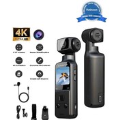 Resim 4k Ultra Hd 270° Döndürülebilir Su Geçirmez Wifi Vlog Spor Ve Aksiyon Kamerası 