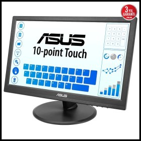 Resim Asus VT169HE 15.6" 5ms, 60hz, Dokunmatik, Hdmı, D-Sub, Düşük Mavi Işık, Freesync, IPS Panel Monitör 