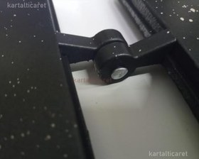 Resim Ahşap Saplı Döküm Alüminyum Ocak Üstü 3 Kat Granit Tost Makinesi YaşamBoyu Garantili Tostmatik Grill 