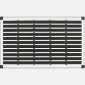 Resim Desan Dikdörtgen 50x80 cm Alüminyum Paspas Gri-Siyah 